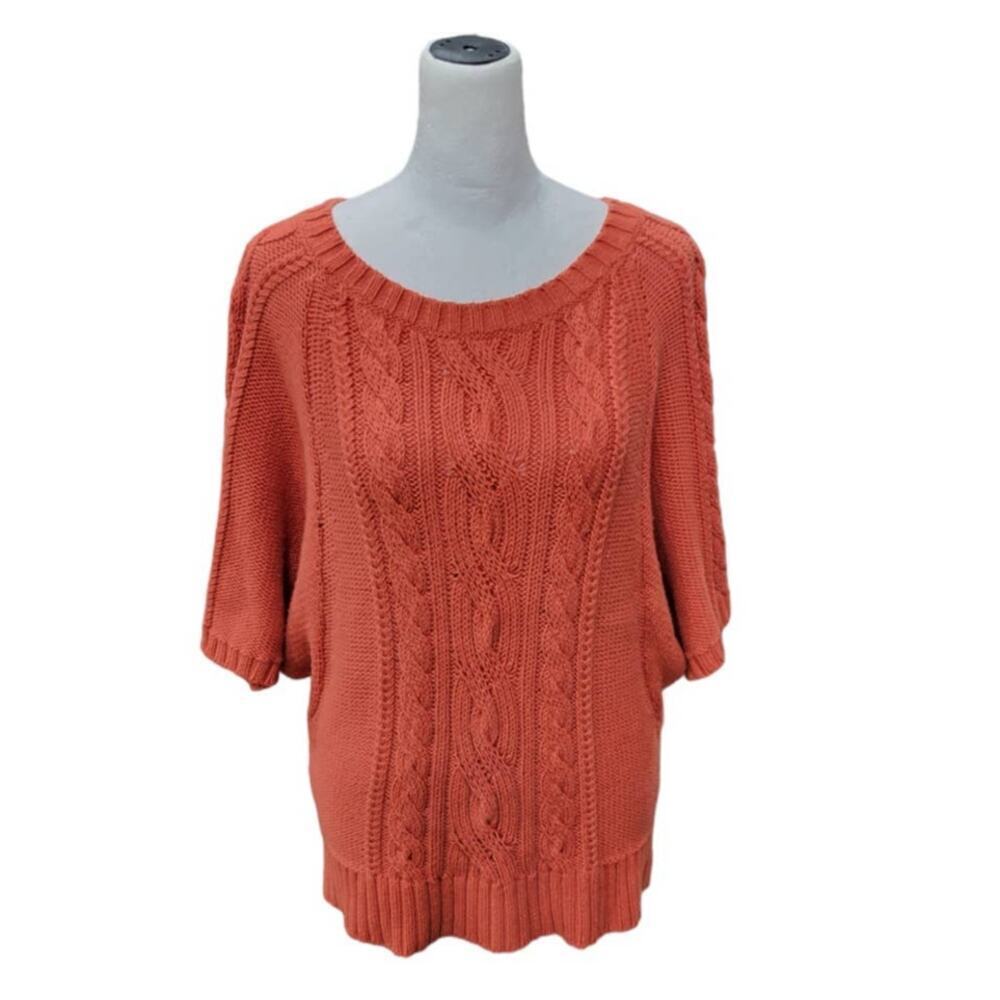 LOFT Women's‎ Cable Knit Dolman Sleeve Pullover Sweater Size Medium